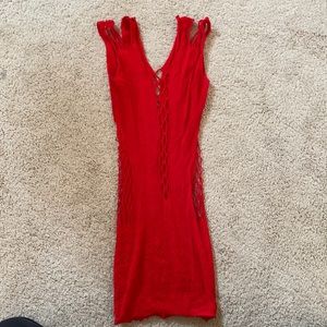 Fishnet dress